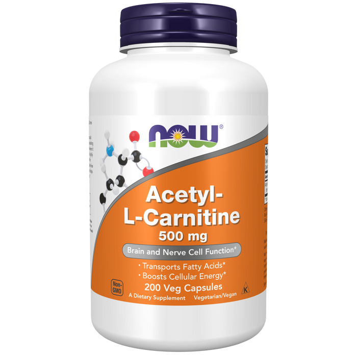 Acetil-L-Carnitina 500 mg (200 veg caps)