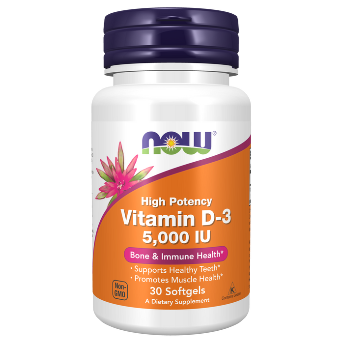Vitamin D3 5000 IU (30 Softgels)
