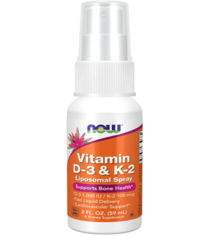 Aerosol Liposomal de Vitamina D3 y K-2 (2 oz /26ml)