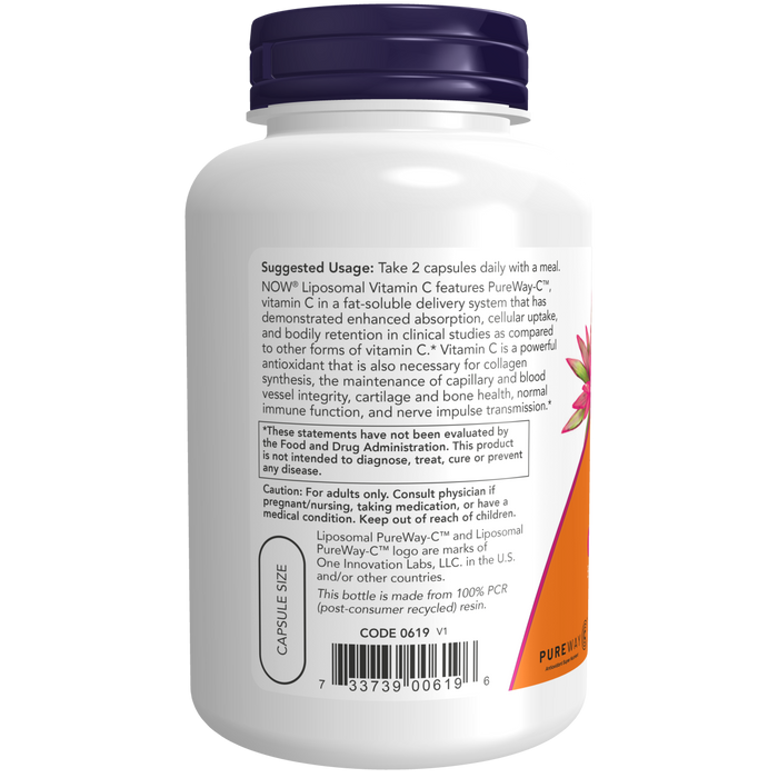 Vitamina C Liposomal (120 veg caps)
