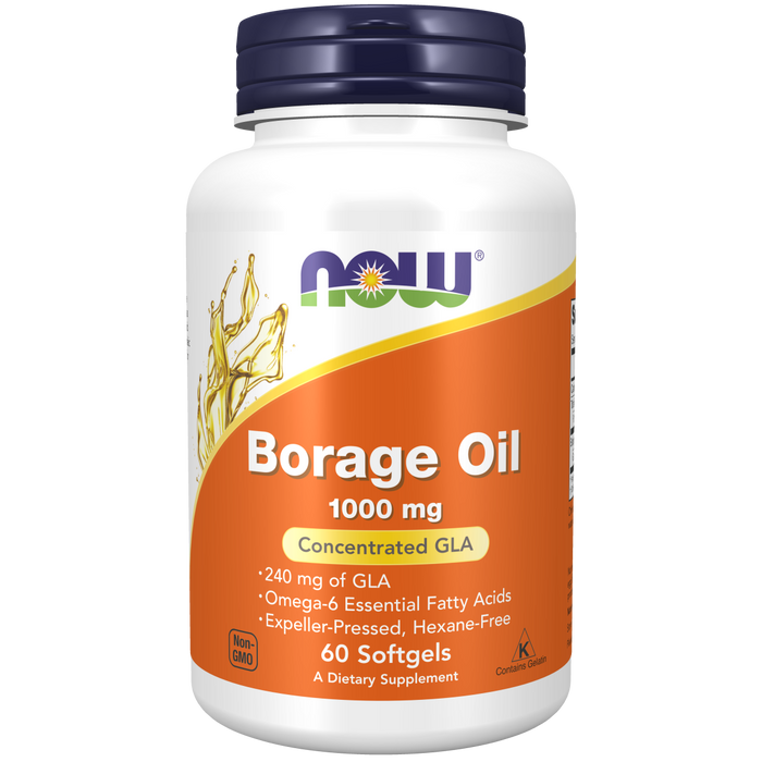 Aceite de Borraja 1000 mg (60 sofgtels) Omega / Borage Oil