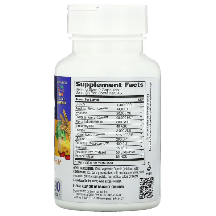 Digest Spectrum™ (90 caps), Enzimas Digestivas, Espectro Completo. Enzymedica