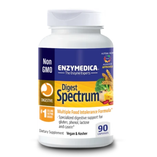 Digest Spectrum™ (90 caps), Enzimas Digestivas, Espectro Completo. Enzymedica