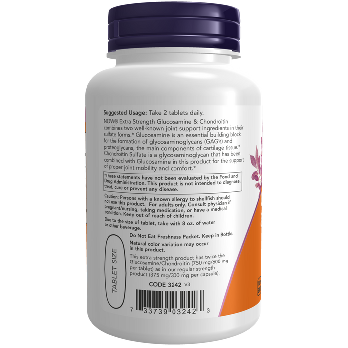 Glucosamina 1500mg & Condroitina 1200 mg Extra Fuerte (60 tabs)