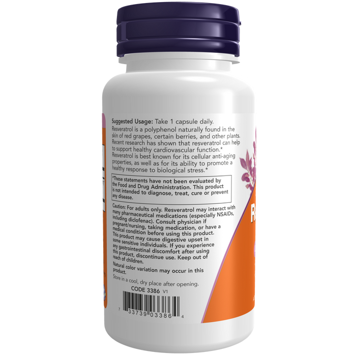 Resveratrol Extra Fuerte 350 mg (60 veg caps)