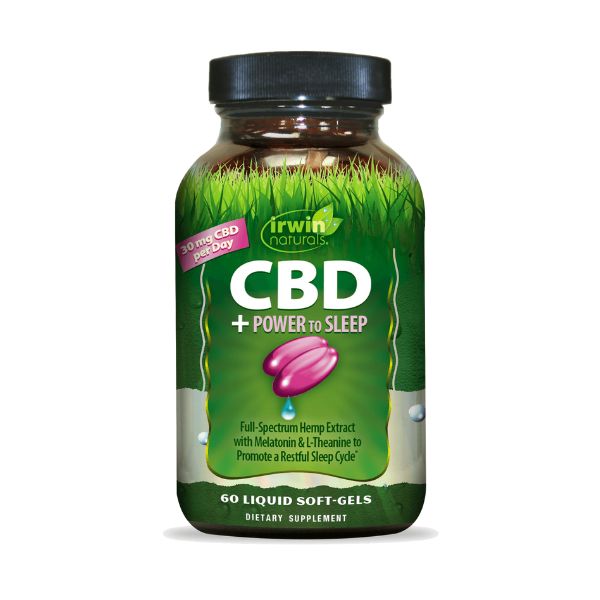 CBD + Poder para Dormir (60 softgels), Irwin Naturals