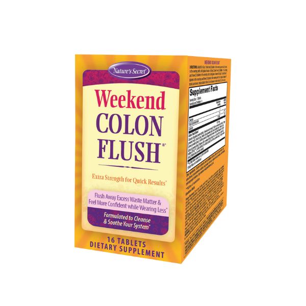 Weekend Colon Flush (16 tabs), Nature's Secret