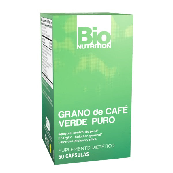 Café Puro De Grano Verde (60 Capsulas), Bio Nutrition