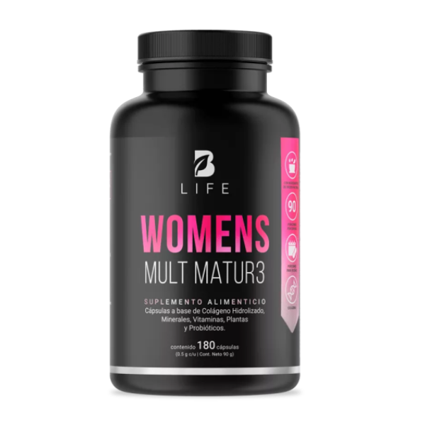 Multivitamínico para Mujeres +40 , 500 mg (180 caps), Blife