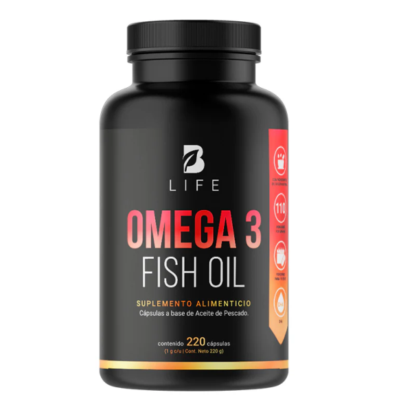 Omega 3 Aceite de Pescado 2000 mg (220 caps), Blife