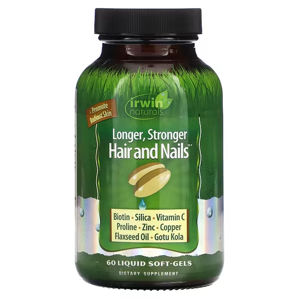 Nutricion para Cabello y Uñas (60 softgels), Irwin Naturals