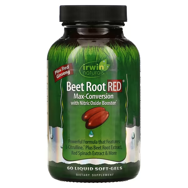 Raiz de remolacha ROJA (60 softgels), Irwin Naturals