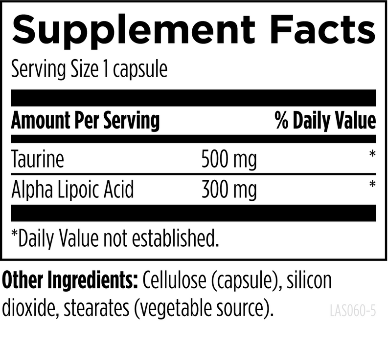 Ácido Lipoico Supremo 300 mg (60 veg caps), Designs for Health