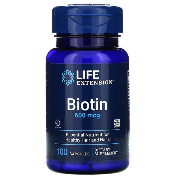 Biotina 600 mcg (100 caps), Life Extension