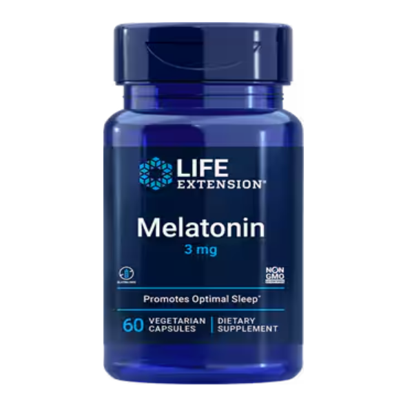 Melatonina 3mg (60 vcaps), Life Extension