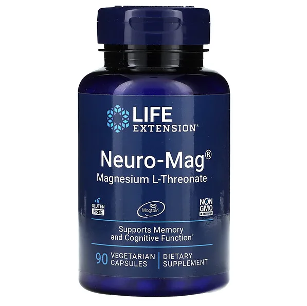 Neuro-Mag Magnesio L-Treonato (90 veg caps), Life Extension