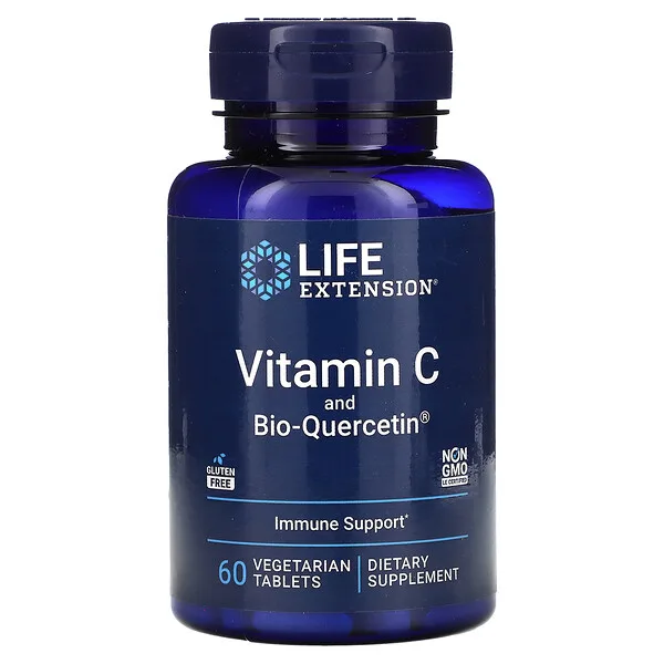 Fitosoma De Vitamina C y Bio-Quercetina (60 tabs), Life Extension