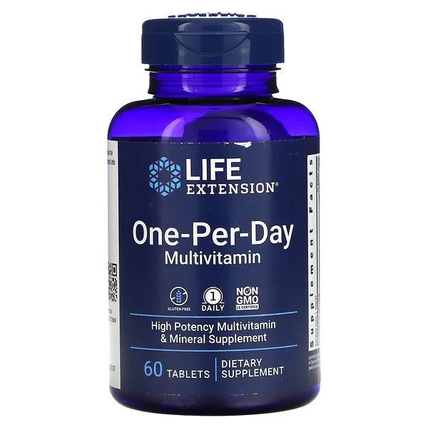 Multivitamínico One-Per-Day (60 tabs), Life Extension