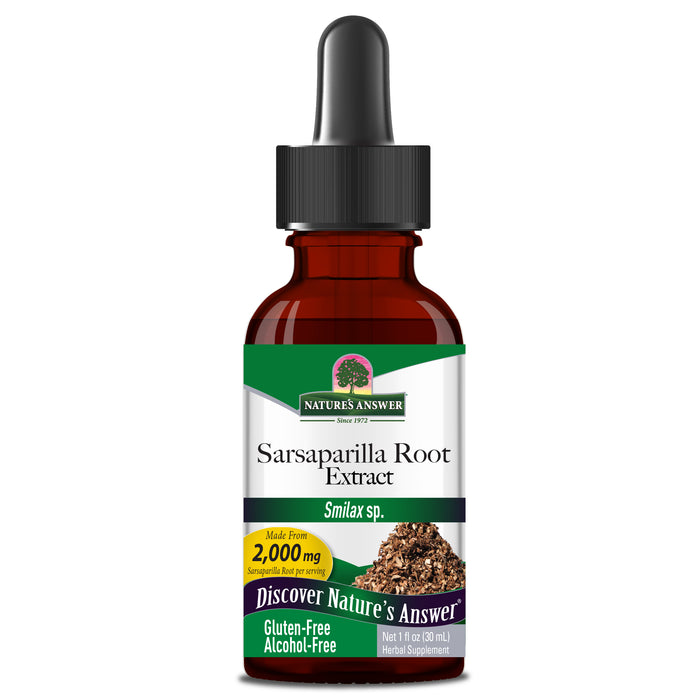 Zarzaparrilla 2,000 mg (1fl oz/30 ml), Sarsaparrilla Root, Nature's Answer