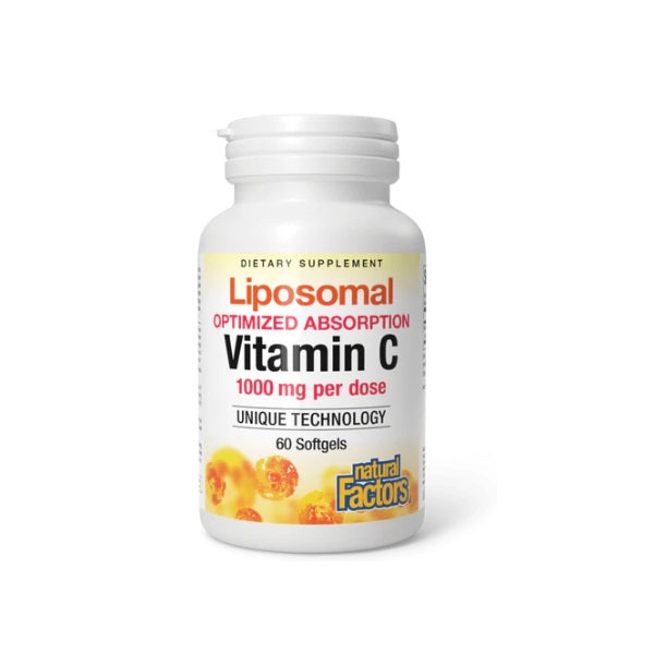 Vitamina C Liposomal (60 softgels), Natural Factors