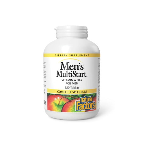 Multivitaminico MultiStart® Hombres (120 tabs), Natural Factors