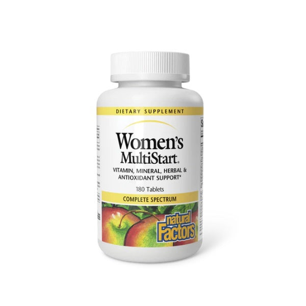 Multivitaminico MultiStart® Formula Regular para Mujeres (90 tabs), Natural Factors