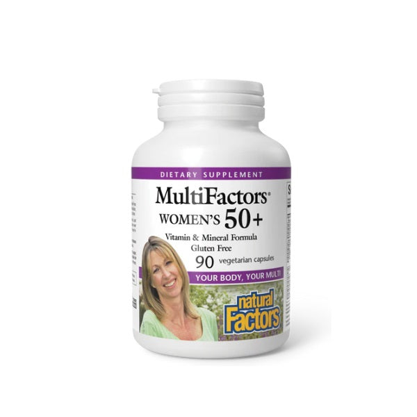 Multivitaminico MultiFactors® Mujeres 50+ (90 vcaps), Natural Factors