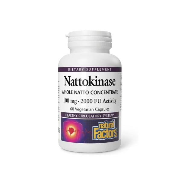 Nattoquinasa 100 mg (60 vcap), Natural Factors