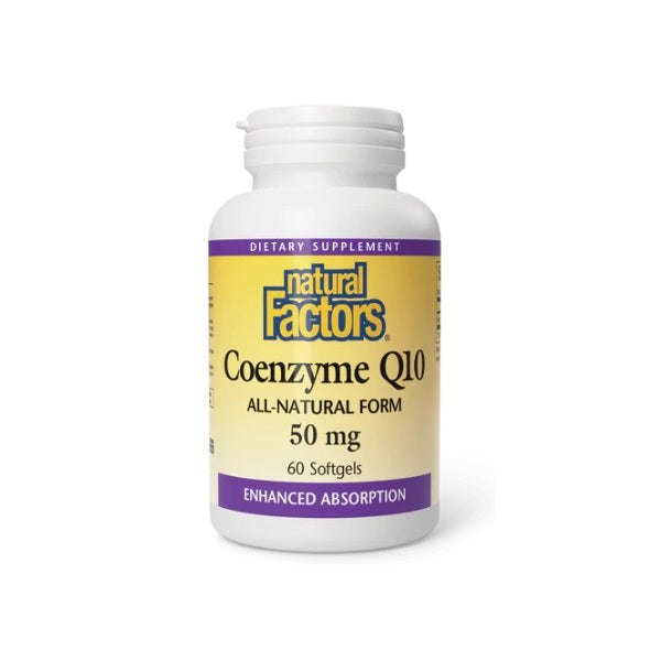 Coenzima Q10 50 mg (60 softgels), Natural Factors