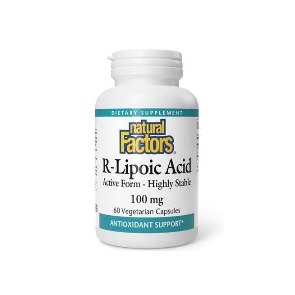 Acido R-Lipoico 100 mg (60 vcap), Natural Factors