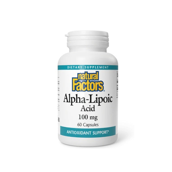 Acido Alfa-Lipoico 100 mg (60 caps), Natural Factors