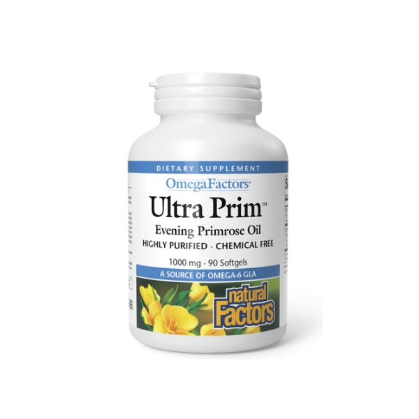 OmegaFactors® Ultra Prim™ EPO 1,000 mg / 100 mg GLA (90 softgels), Natural Factors