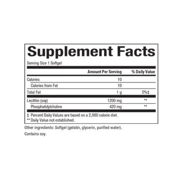 Fosfatidilcolina 420 mg (90 softgels), Natural Factors