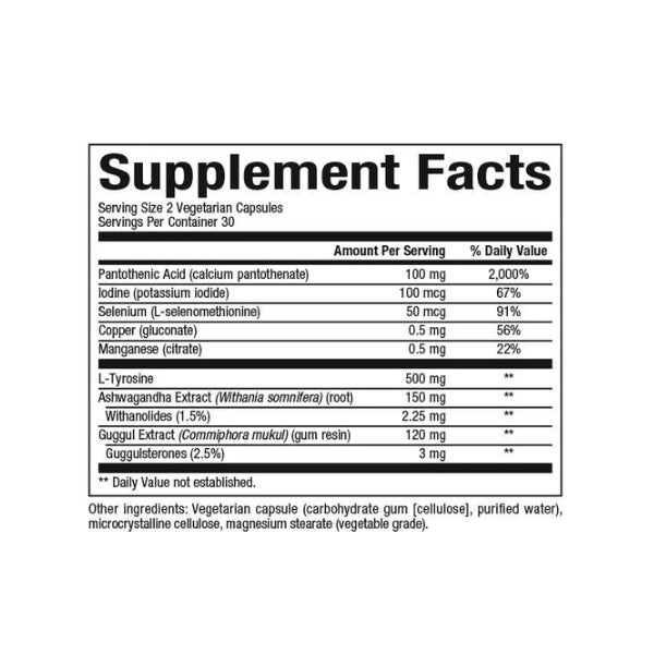 Formula Tiroides (60 vcap), Natural Factors