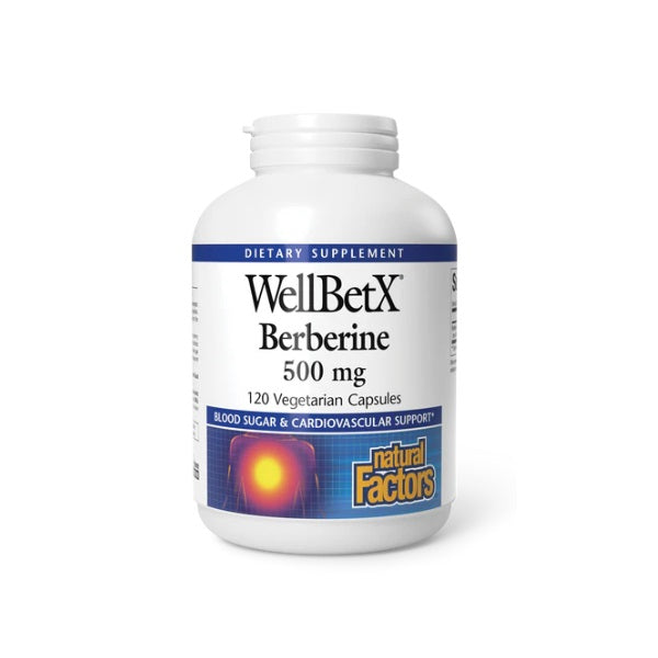 WellBetX® Berberina 500 mg (120 vcap), Natural Factors