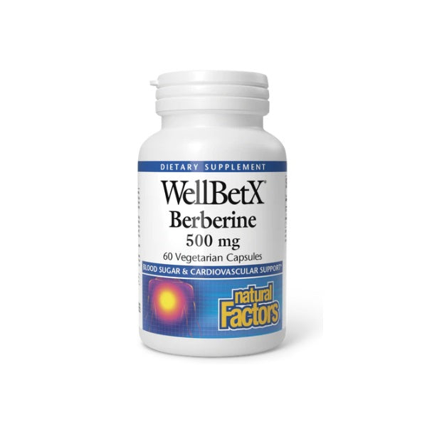 WellBetX® Berberina 500 mg (60 vcap), Natural Factors