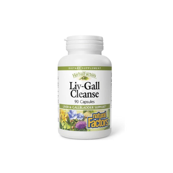 HerbalFactors® Limpieza Liv-Gall (Hígado, Vesícula Biliar) (90 caps), Natural Factors