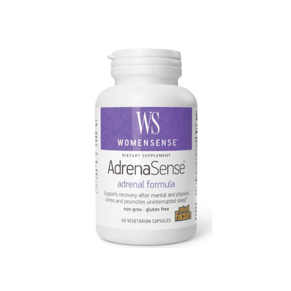 Apoyo Suprarrenal WomenSense® AdrenaSense® Adaptogenos (60 vcap), Natural Factors