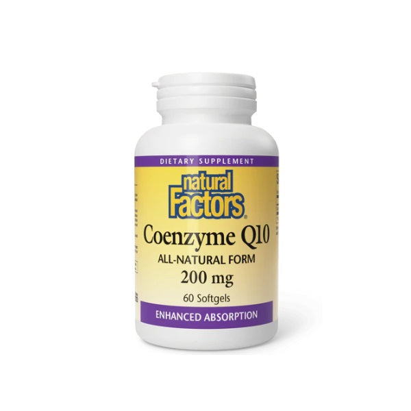 Coenzima Q10 200 mg (30 softgels), Natural Factors