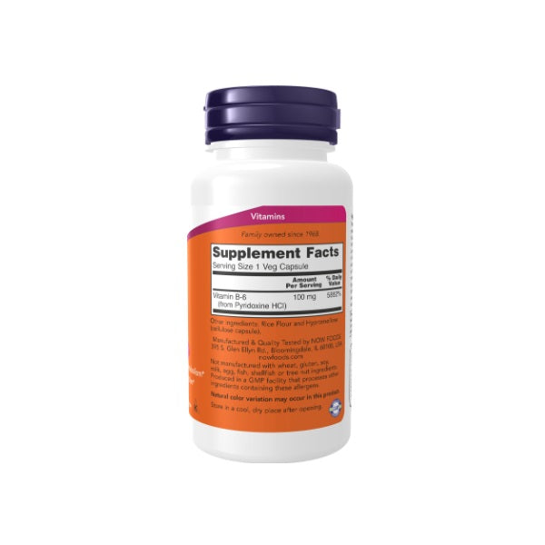 Vitamina B-6 100 mg Cardiovascular (250 caps)