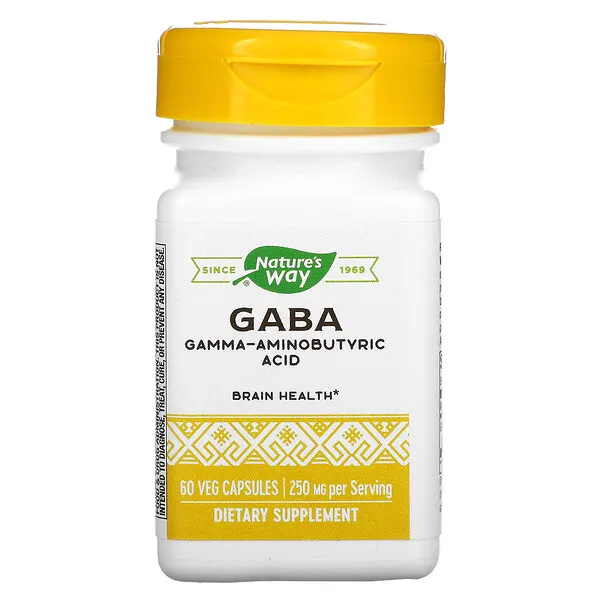 GABA 250 mg, (60 veg caps), Nature's Way