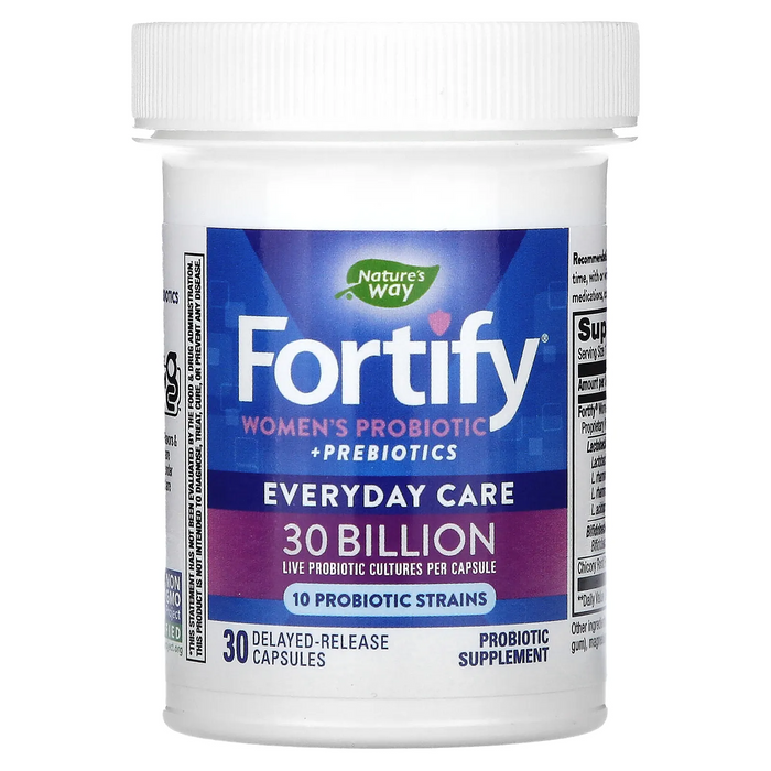 Fortify® 30 Billion Probiótico Diario para Mujeres (30 caps), Nature's Way