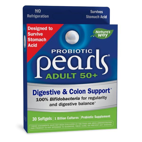 Perlas Probióticas para Adultos +50 (30 softgels), Nature's Way