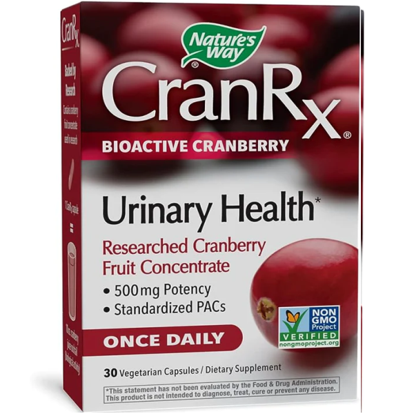 Cranrx Bioactive, Arándano, (30 veg caps), Nature's Way
