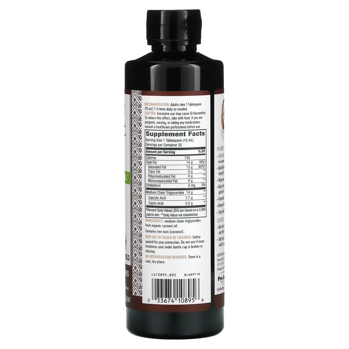 MCT Aceite Orgánico (16 fl oz /480 ml) , Nature's Way