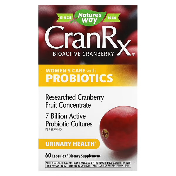 CranRx® con Probióticos para Mujeres (60 caps), Nature's Way
