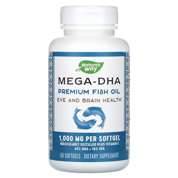 Mega-DHA 1000 mg (60 softgels), Nature's Way