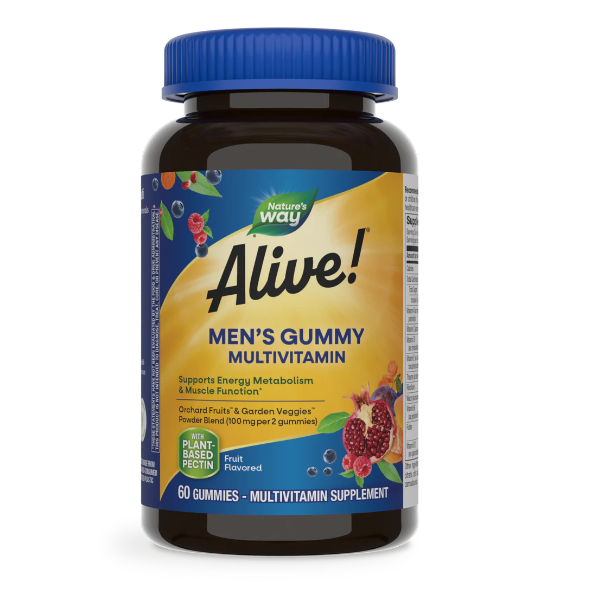 Alive!® Multivitamínico Para Hombres (60 gomitas), Nature's Way