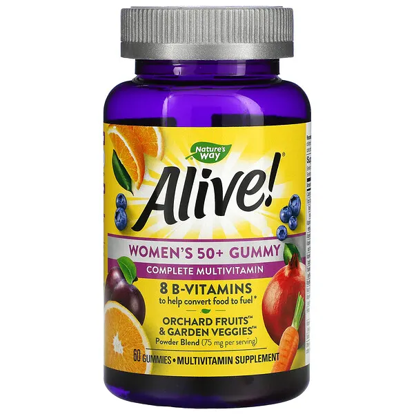 Alive!® Multivitamínico En Gomitas Para Mujeres 50+ (60 gomitas), Nature's Way
