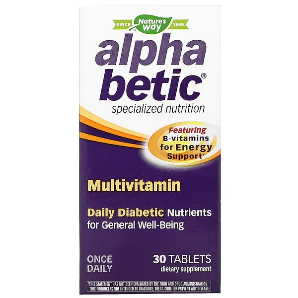 Alpha Betic® Multivitaminico (30 tabs), Nature's Way